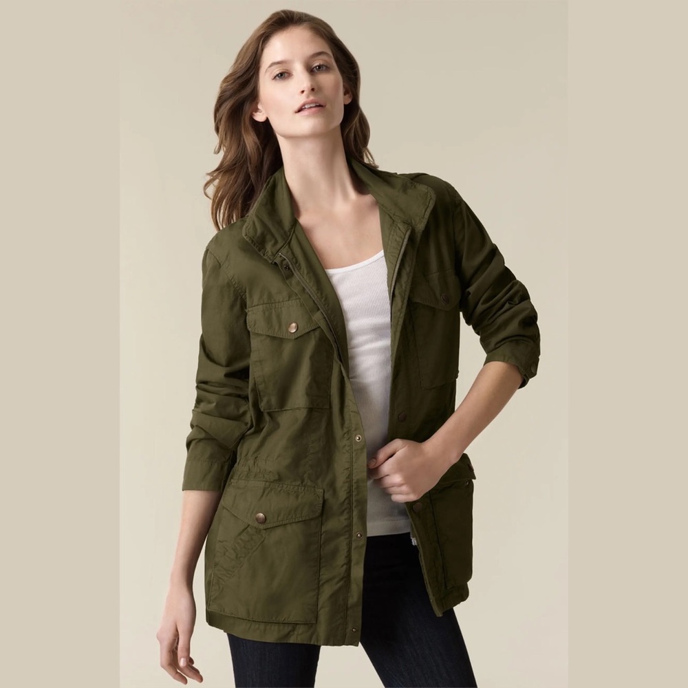 Vince Military Style Utility Jacket